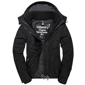 ✨任選2件9折✨ Superdry 極度乾燥 運動外套 Original Windcheater 防風夾克 情侶裝外套 男女款 黑色